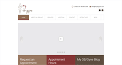 Desktop Screenshot of myobgyne.com